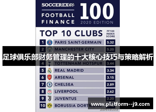 足球俱乐部财务管理的十大核心技巧与策略解析